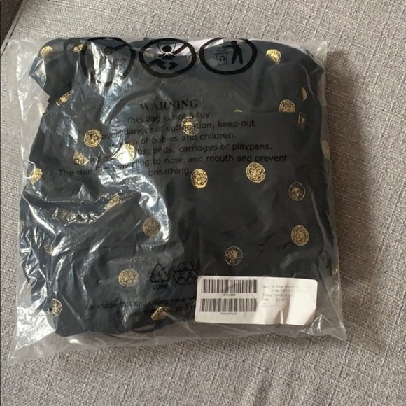 NWT - Metallic Coin Print Mini Wrap Dress - Picture 7 of 7